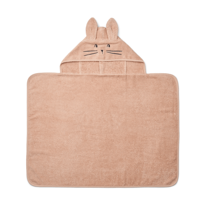 Vilias rabbit toalha de banho com capuz 60x80 cm - Pálido tuscânia - Liewood