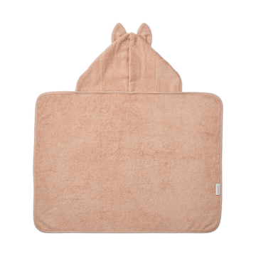 Vilias rabbit toalha de banho com capuz 60x80 cm - Pálido tuscânia - Liewood