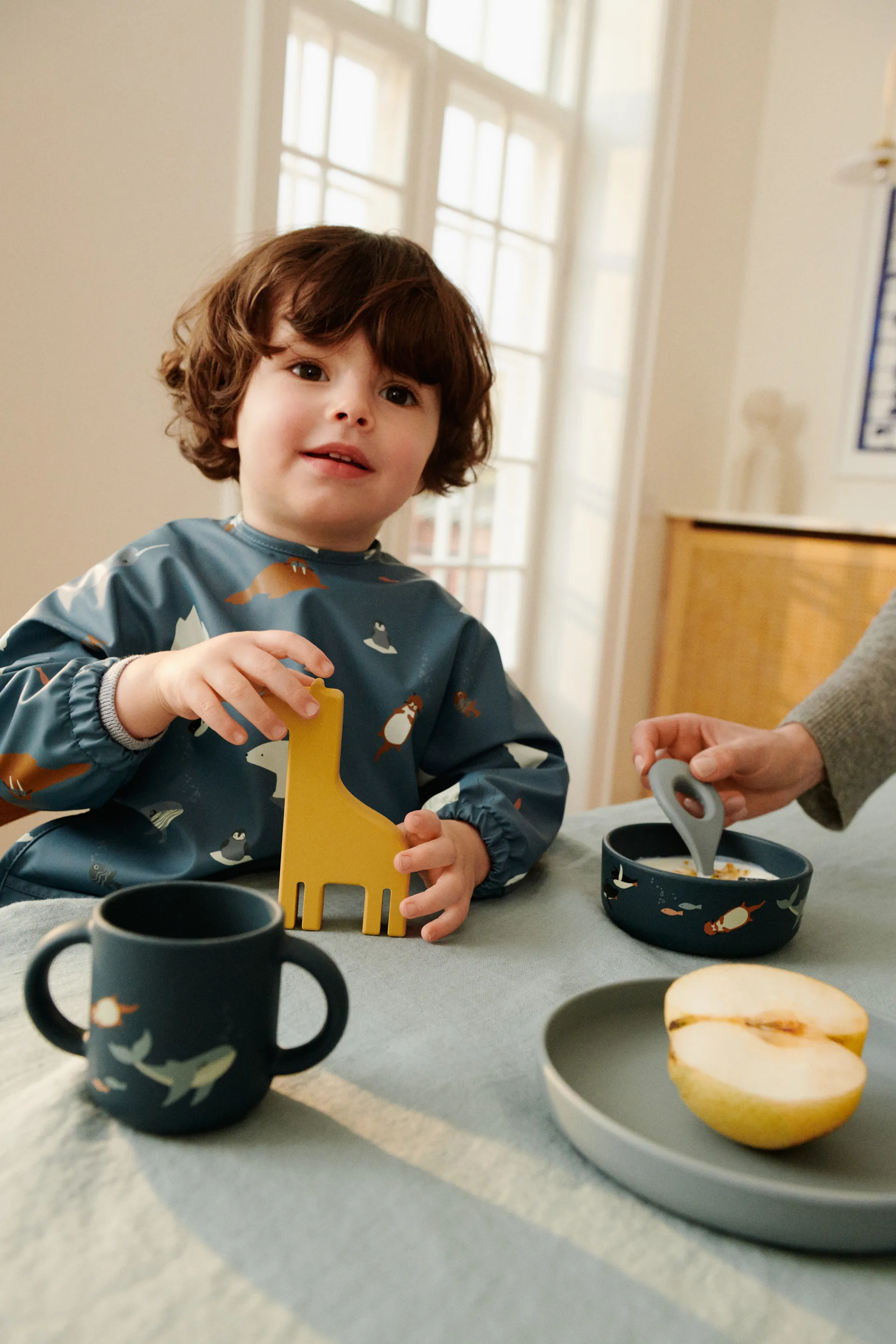 Vivi printed conjunto de mesa 4 peças, Arctic Sea-Ocean view Liewood