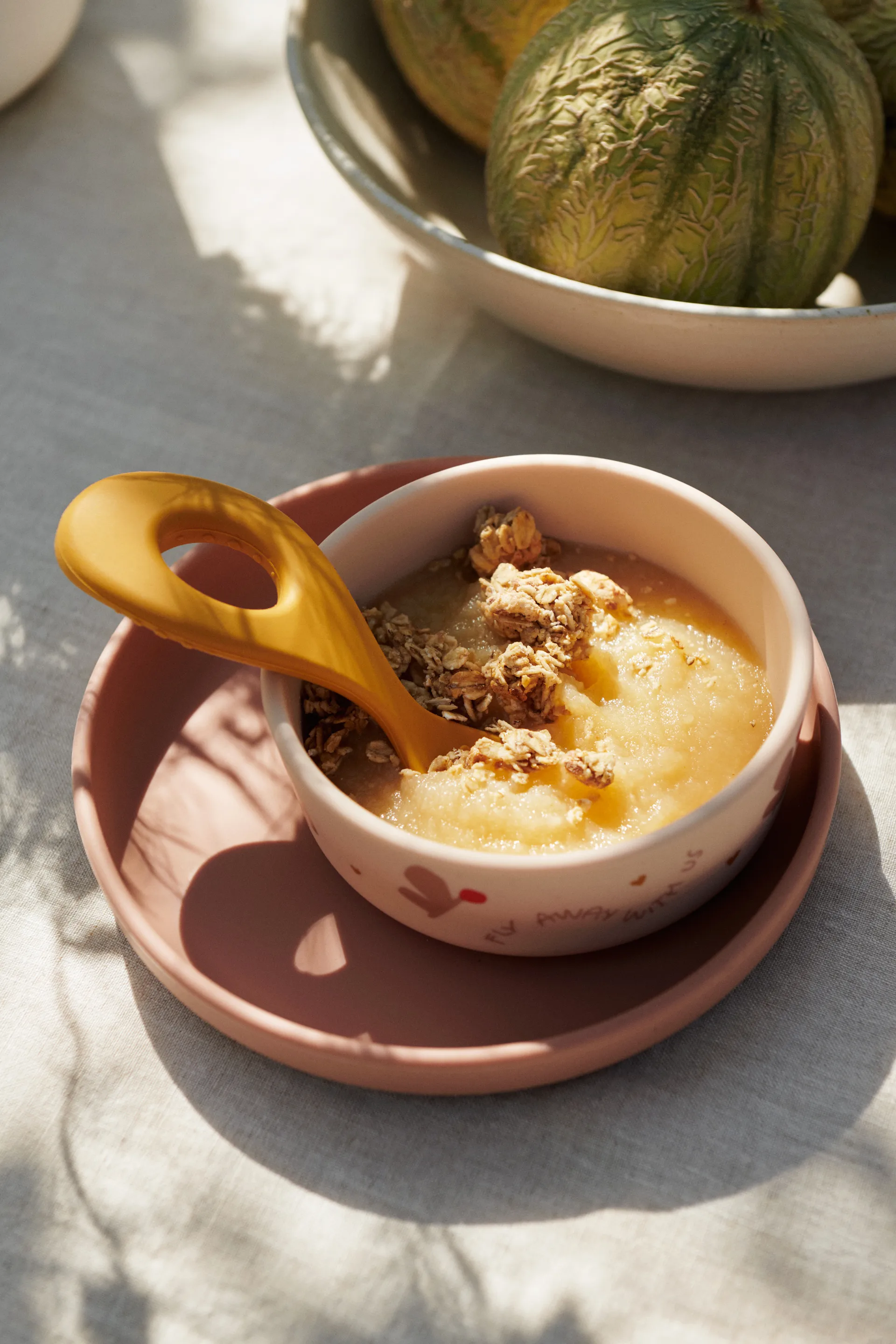 Vivi printed conjunto de mesa 4 peças, Butterfly-apple blossom Liewood