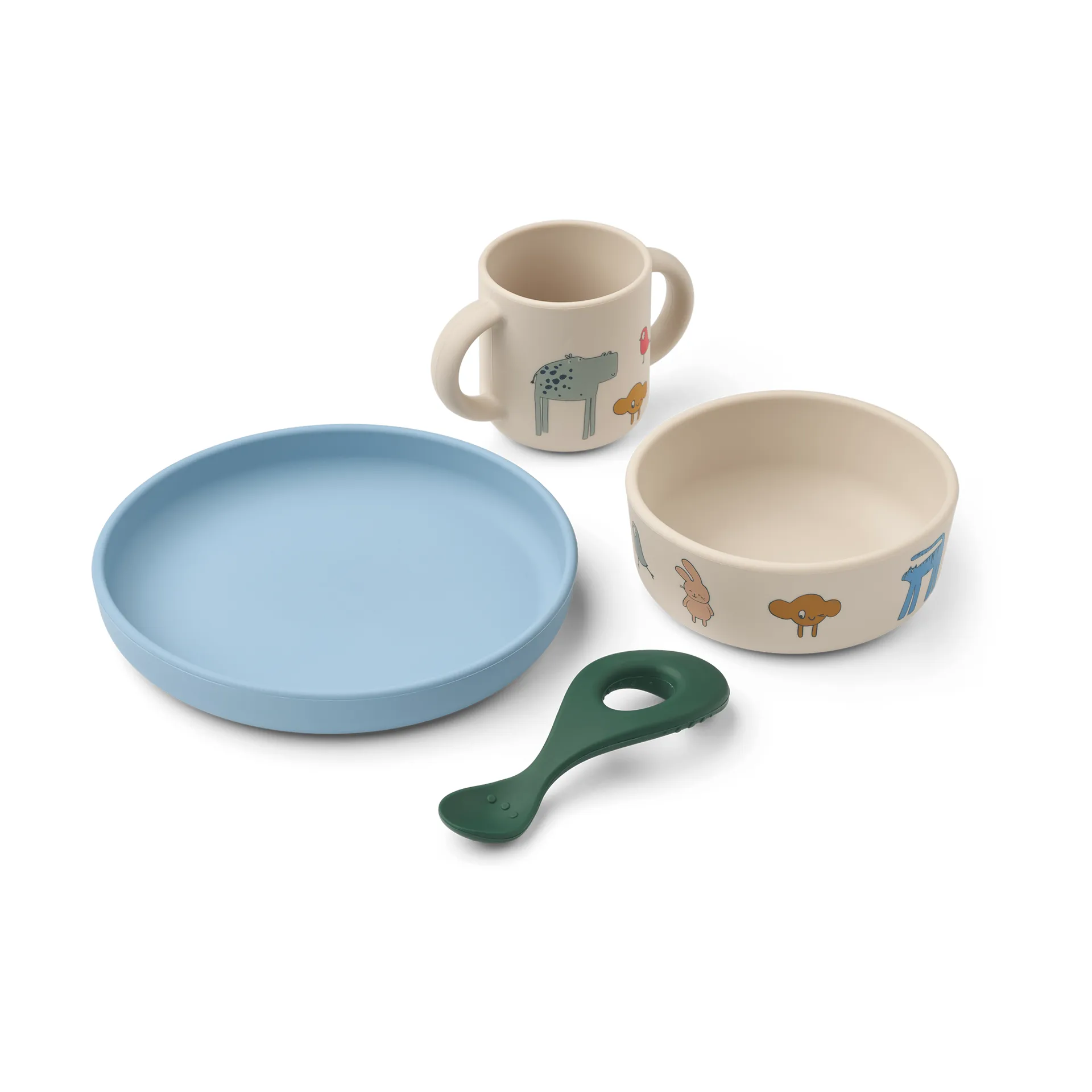 Vivi printed conjunto de mesa 4 peças, Imagine/Sandy Liewood
