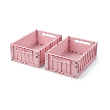 Weston caixa de arrumação - Rose blush, M, 2-pack - Liewood