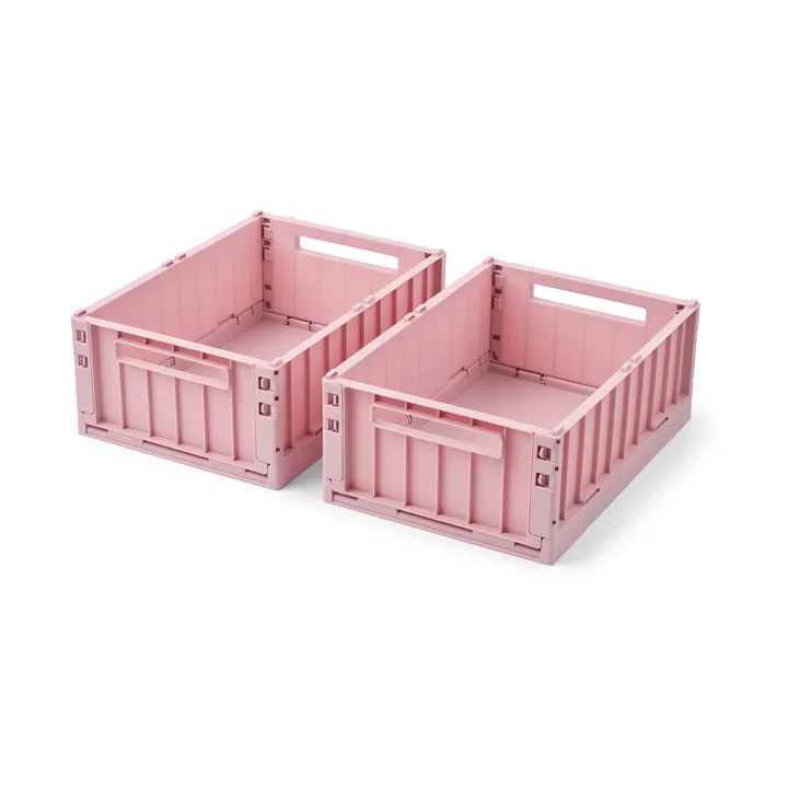 Weston caixa de arrumação - Rose blush, M, 2-pack - Liewood