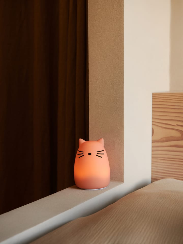 Winston luz de noite com gato, Gato rosa Liewood