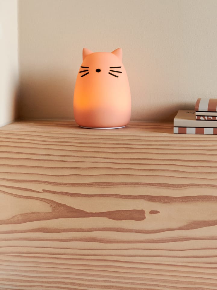 Winston luz de noite com gato, Gato rosa Liewood