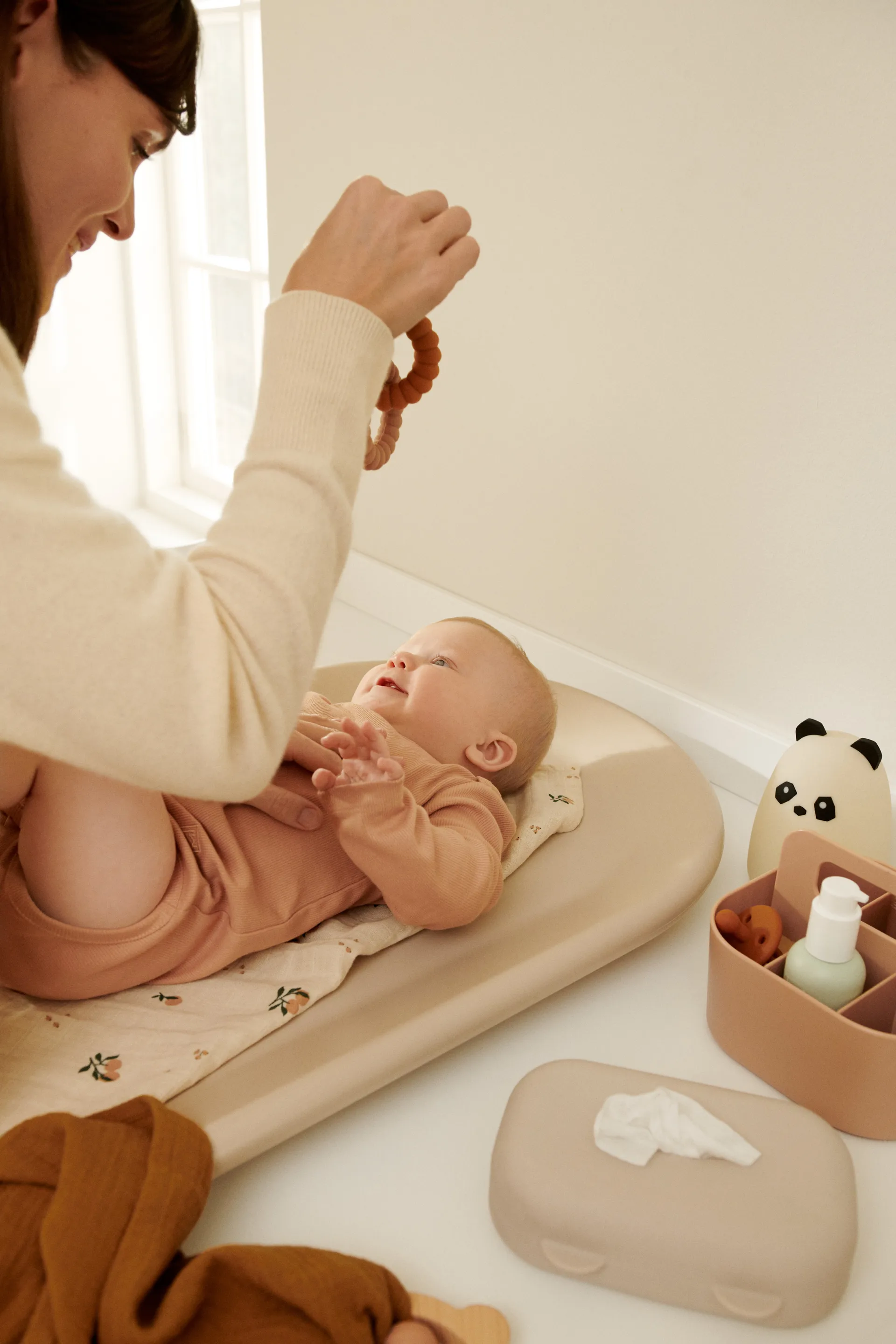 Winston luz de noite com panda, Panda creme de la creme Liewood