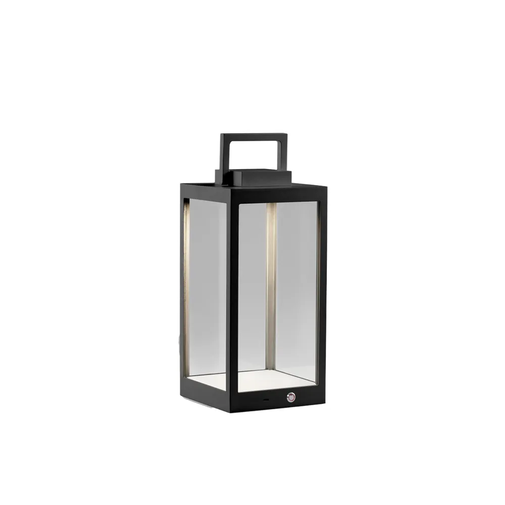Candeeiro de mesa Lantern T1, Preto  Light-Point