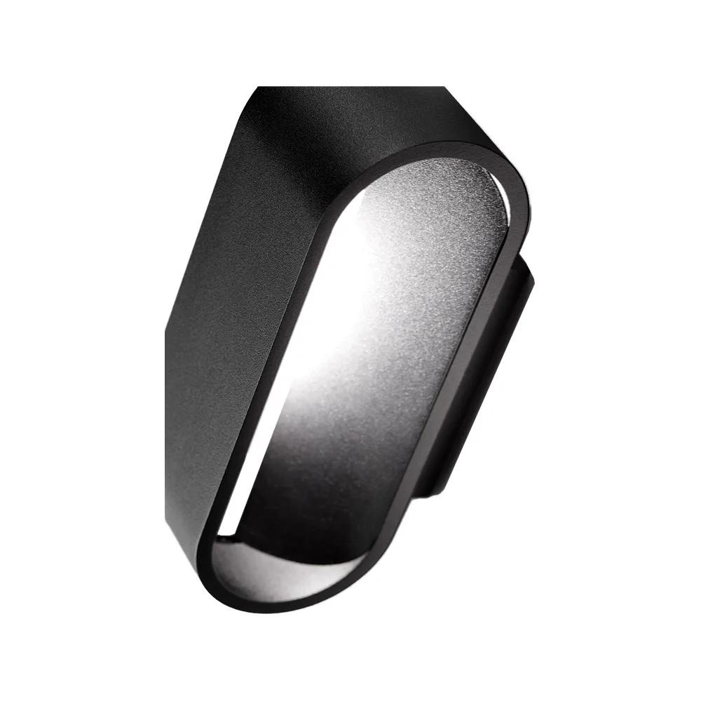 Candeeiro de parede Aura W1, Preto  Light-Point