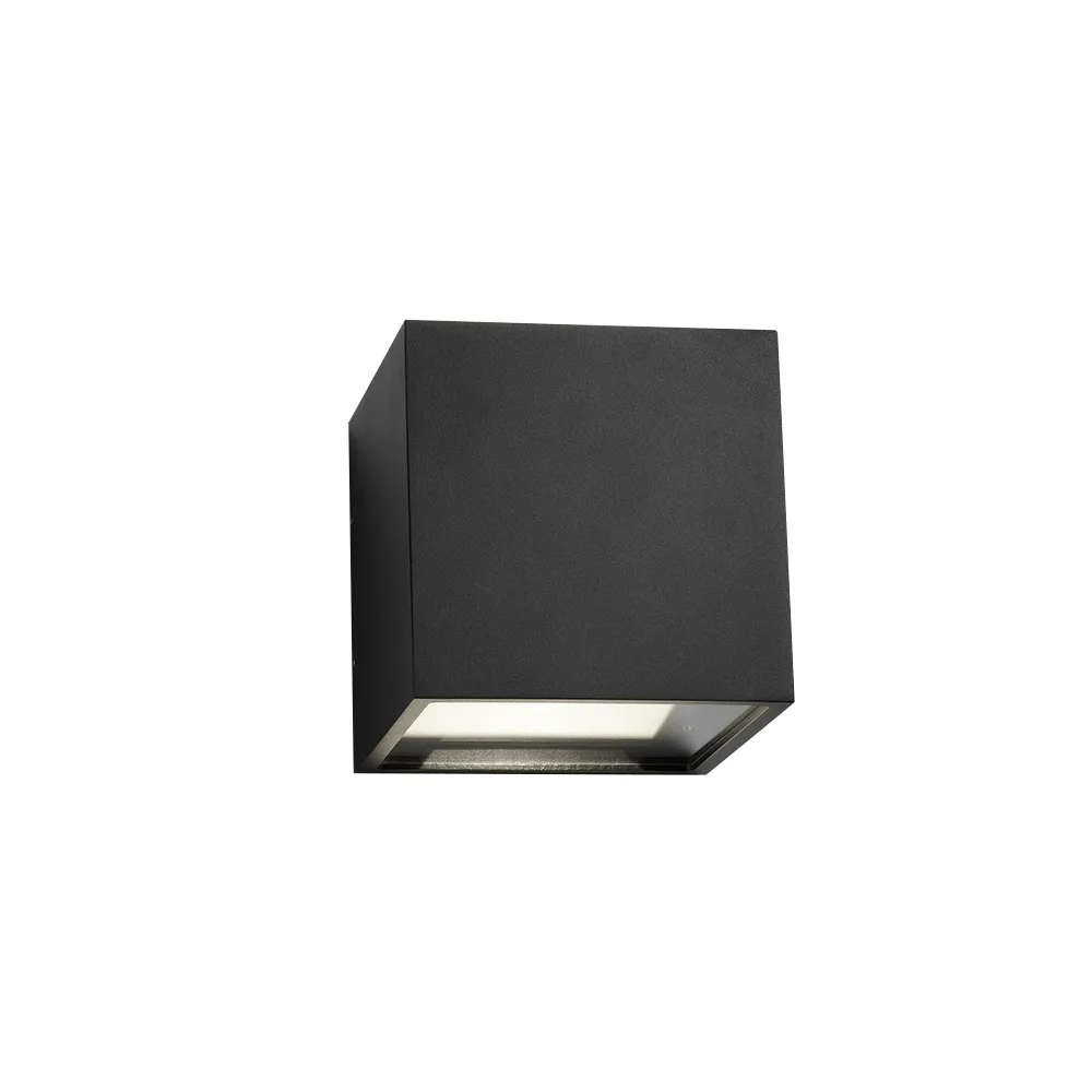 Candeeiro de parede Cube XL, Preto  Light-Point