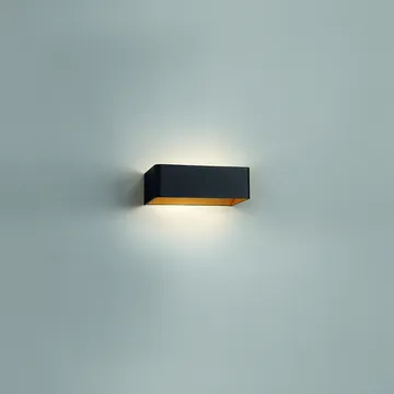 Candeeiro de parede Mood 2  - preto/dourado, 3000 kelvin - Light-Point