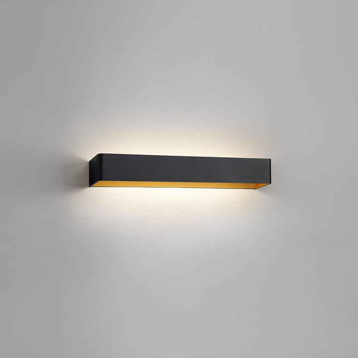 Candeeiro de parede Mood 3 , preto/dourado, 3000 kelvin Light-Point