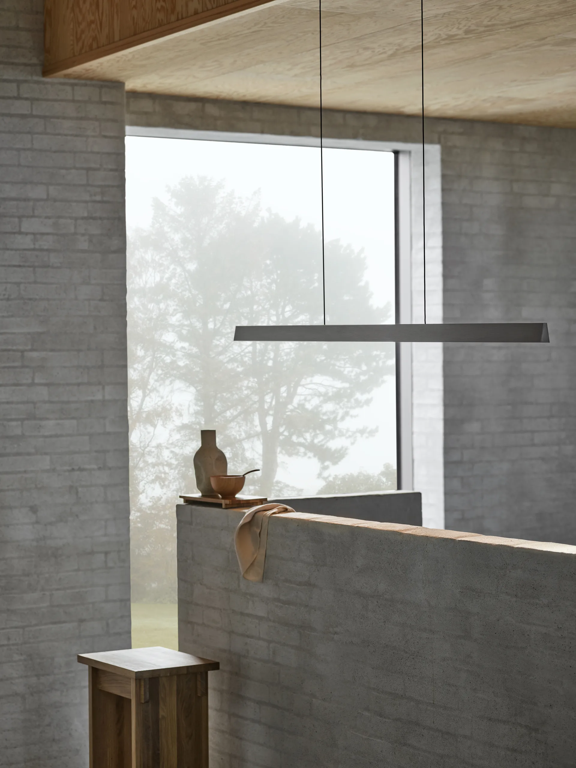 Edge Linear S1500 pendente switch tune, Titânio Light-Point