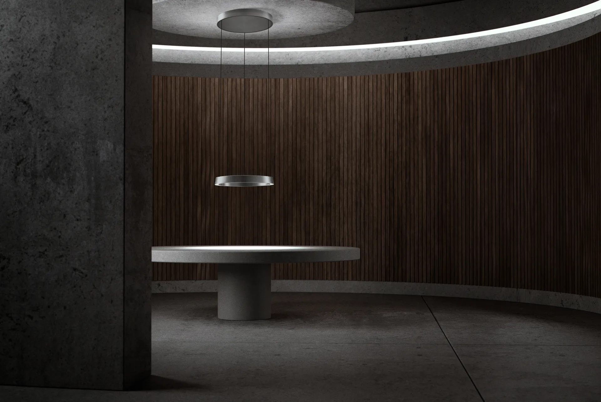 Edge round Ø40 pendel switch tune, Titânio Light-Point