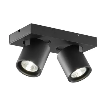 Focus 2 candeeiro de parede e teto switch tune - Preto - Light-Point