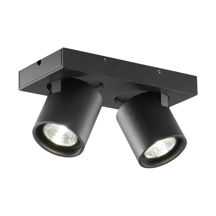 Focus 2 candeeiro de parede e teto switch tune - Preto - Light-Point