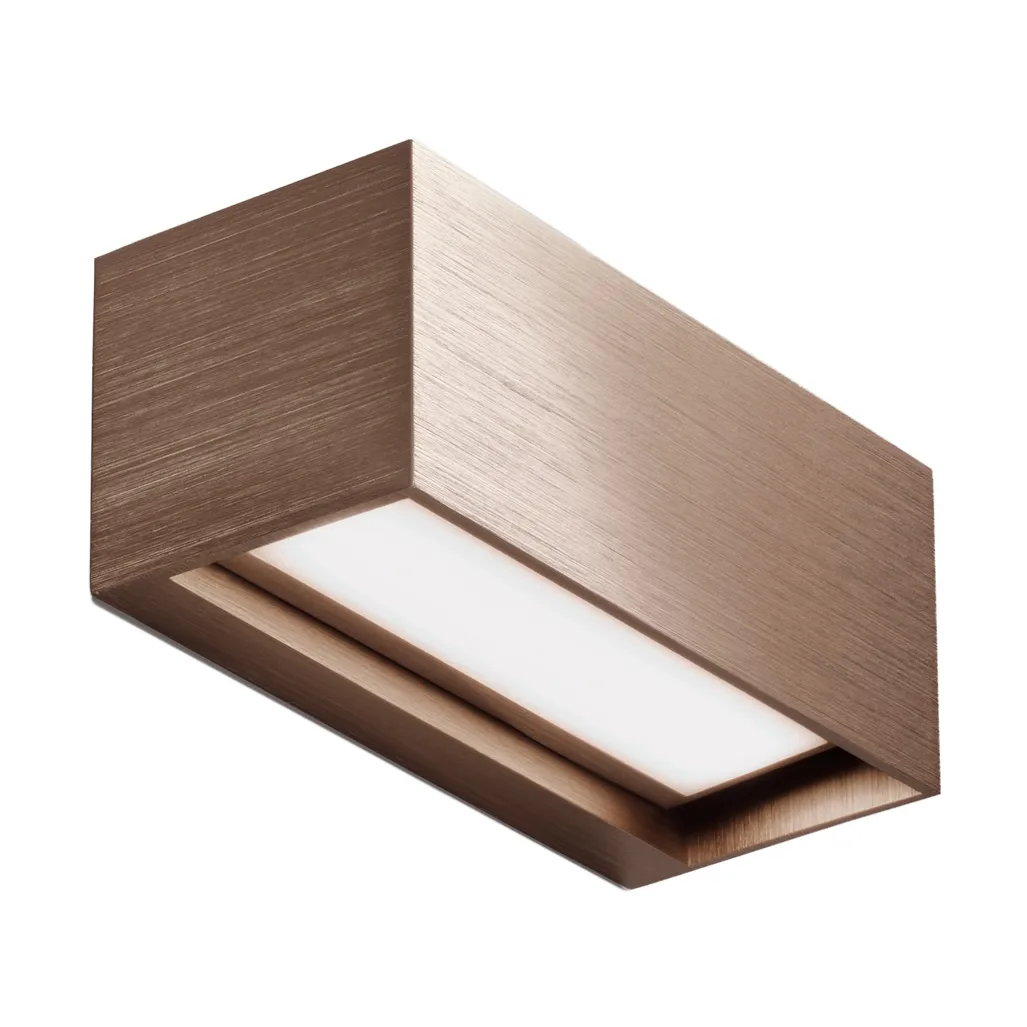 Linea W1 candeeiro de parede switch tune, Ouro rosa, 7x15 cm Light-Point