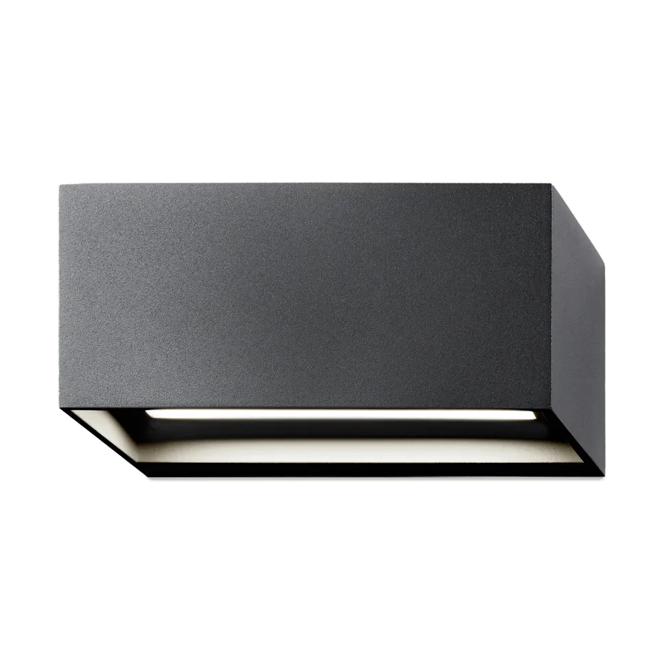 Linea W1 candeeiro de parede switch tune, Preto, 7x15 cm Light-Point