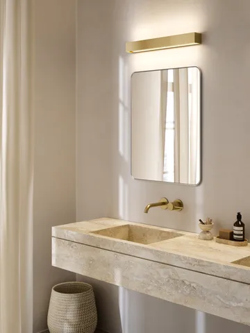 Linea W3 candeeiro de parede switch tune - Latão, 7x60 cm - Light-Point