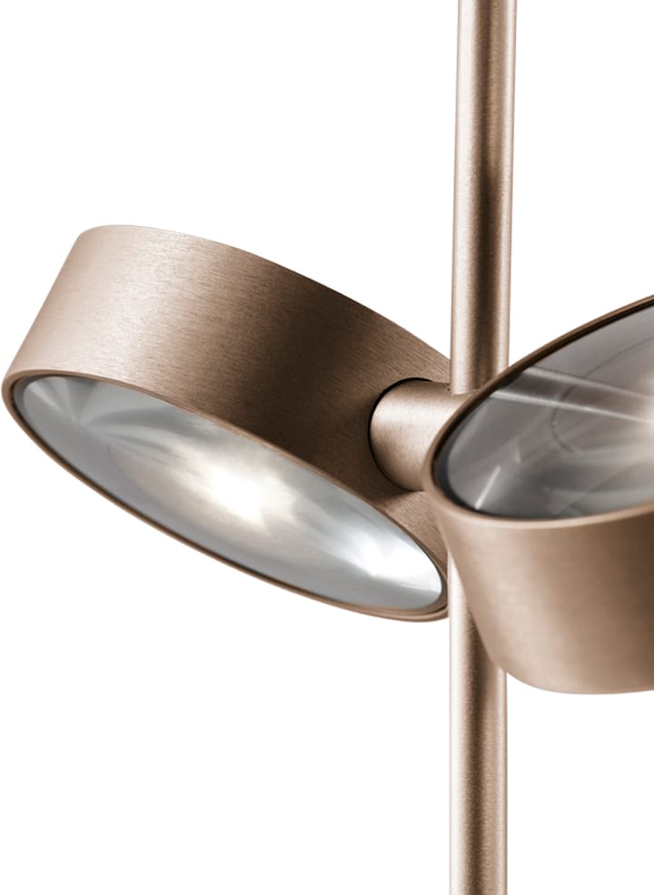 Orbit candeeiro de chão, Ouro rosa Light-Point