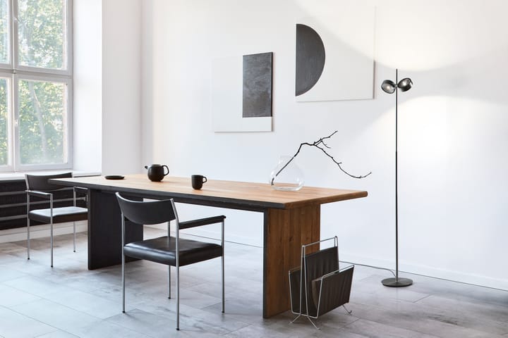 Orbit candeeiro de chão, Preto carbono Light-Point