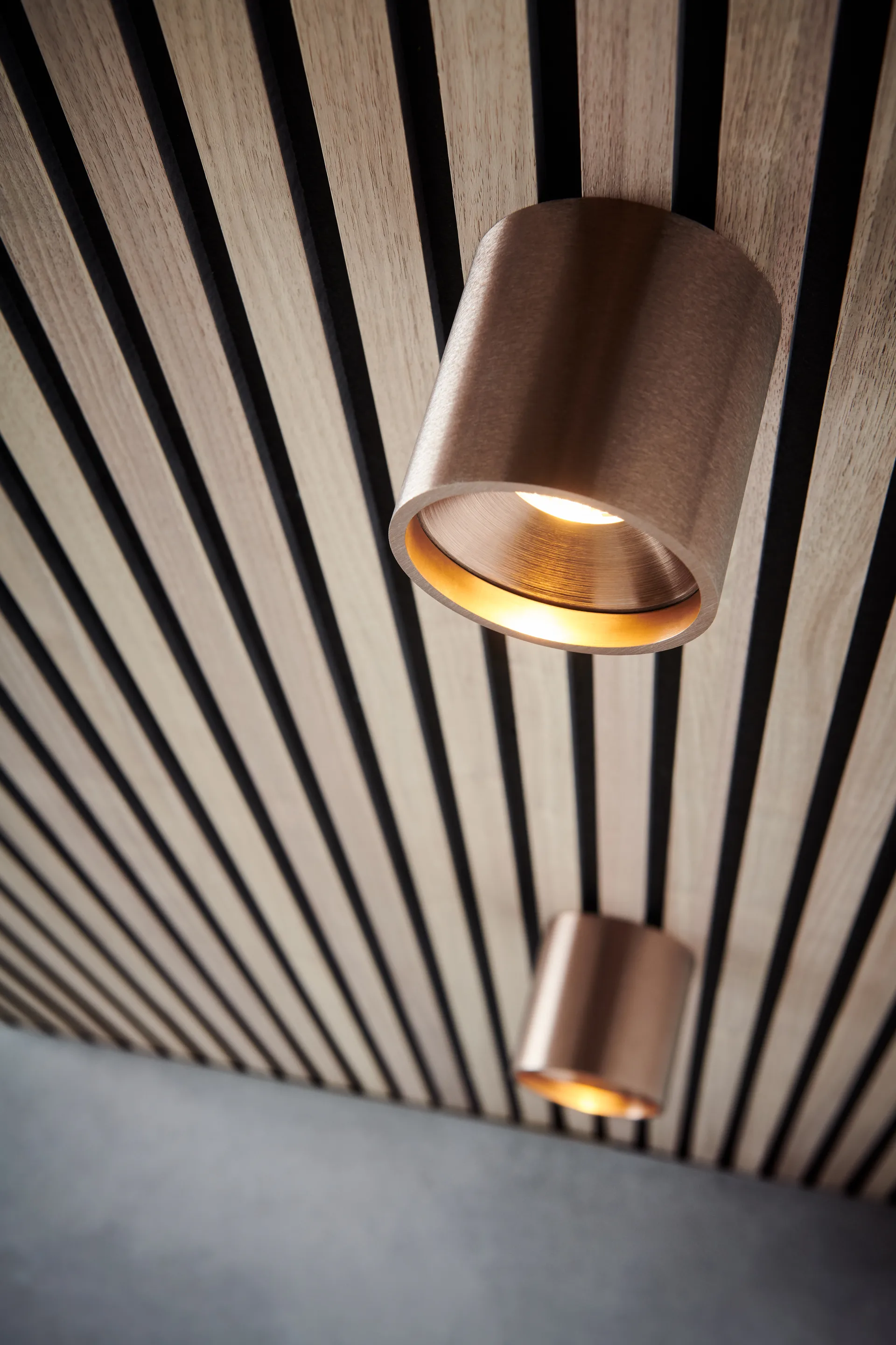 Solo Round 2 foco, Ouro rosa Light-Point