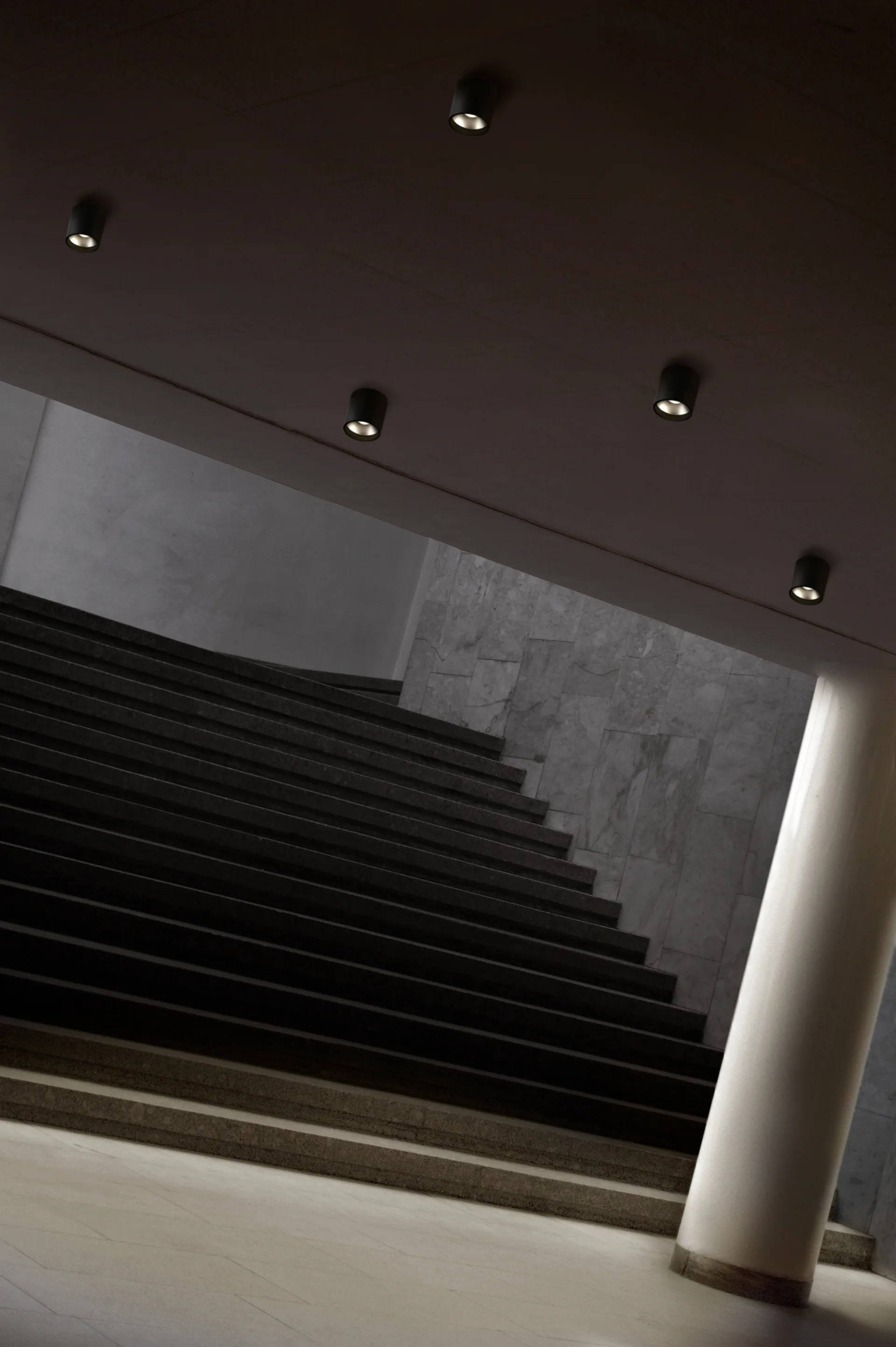 Solo Round 2 foco, Preto-branco, 3000K Light-Point