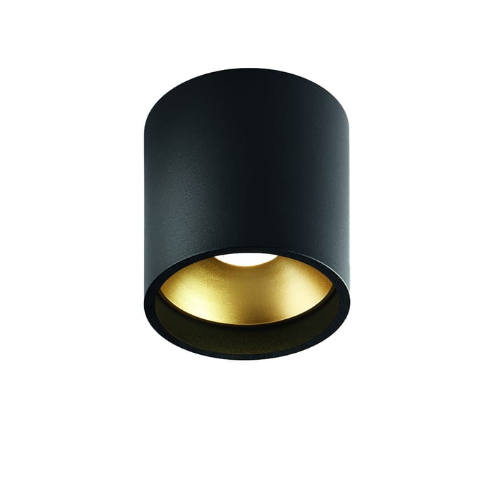 Solo Round foco - preto/dourado, 3000 kelvin - Light-Point
