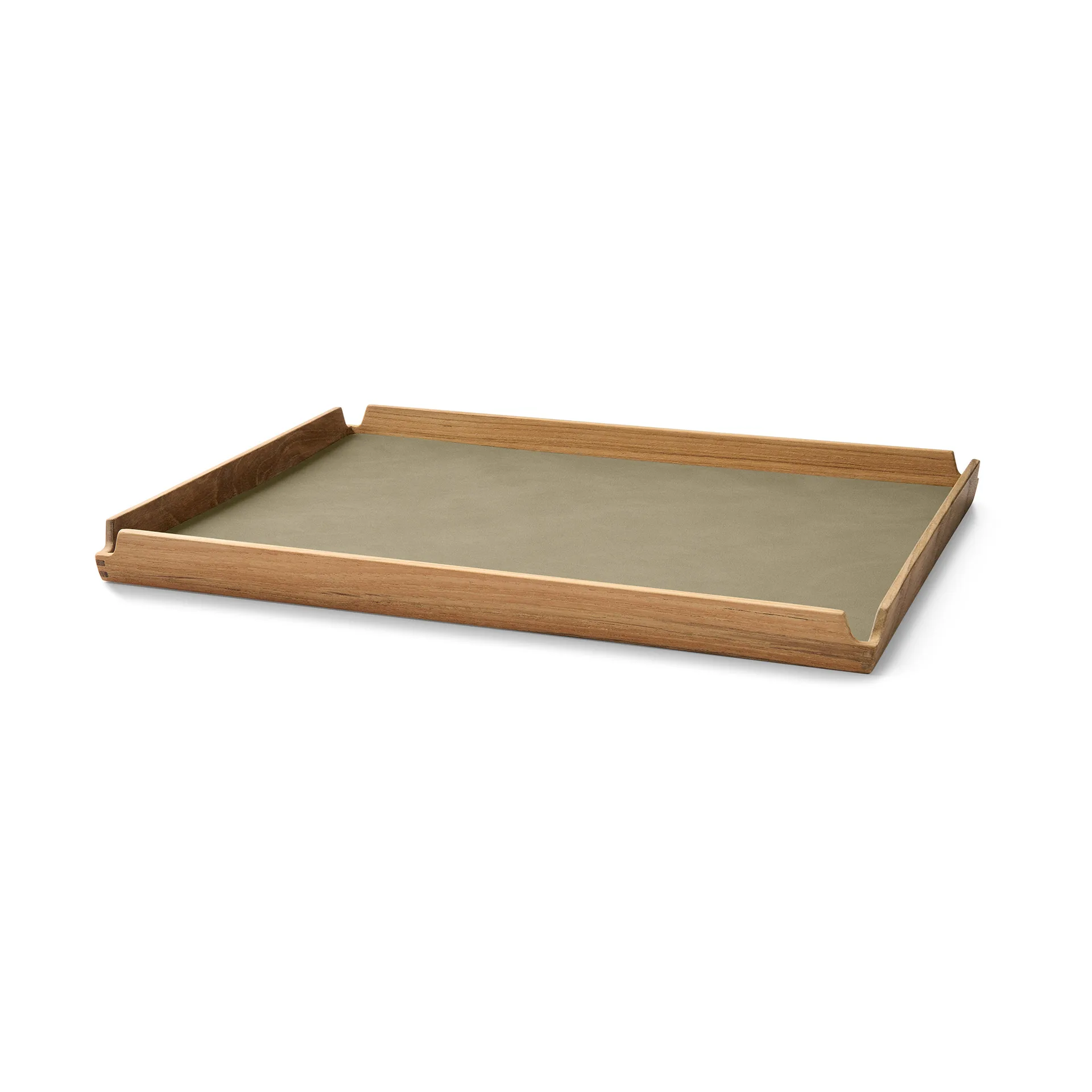 Bandeja de teca Airy square L, Nupo herbal dust LIND DNA