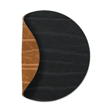 Base para copos reversível Buffalo circular 1 un. - preto-natural - LIND DNA