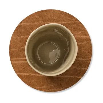 Base para copos reversível Buffalo circular 1 un. - preto-natural - LIND DNA