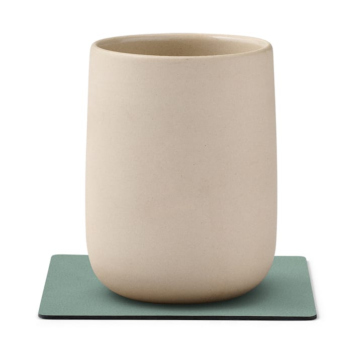 Base para copos reversível quadrada Nupo, 1 un., anthracite-pastel green LIND DNA