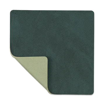 Base para copos reversível quadrada Nupo, 1 un. - Dark green-olive green - LIND DNA