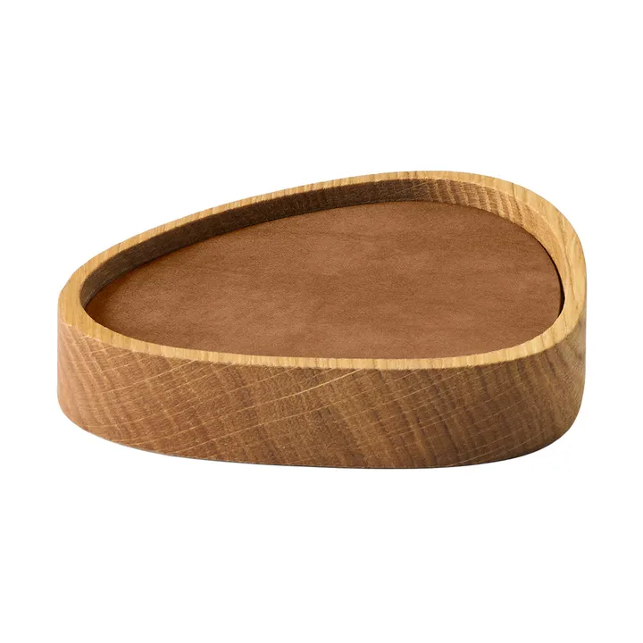 Conjunto de porta-copos Wood Box - Nature-carvalho, curva, S, Nupo nature, 9 peças - LIND DNA