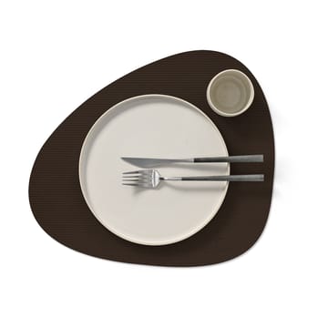 Corduroy individual de mesa curva L - Hazel - LIND DNA