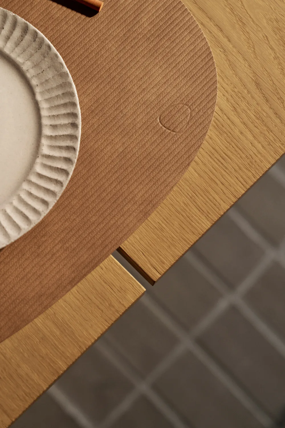 Corduroy individual de mesa curva L, Natureza LIND DNA