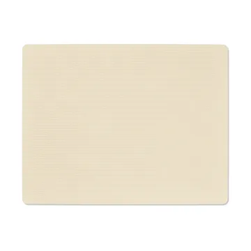 Corduroy individual de mesa quadrado L - Baunilha - LIND DNA