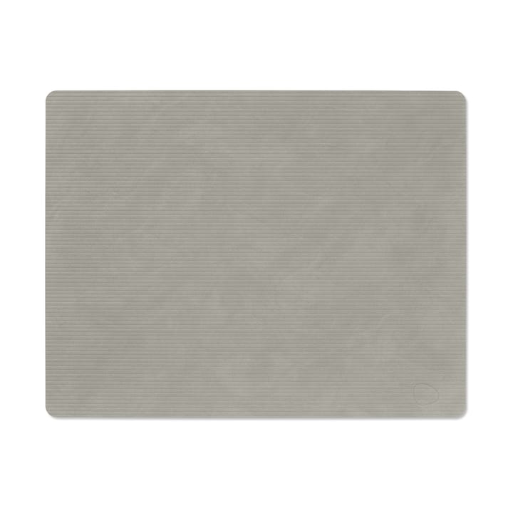 Corduroy individual de mesa quadrado L - Cinza claro - LIND DNA