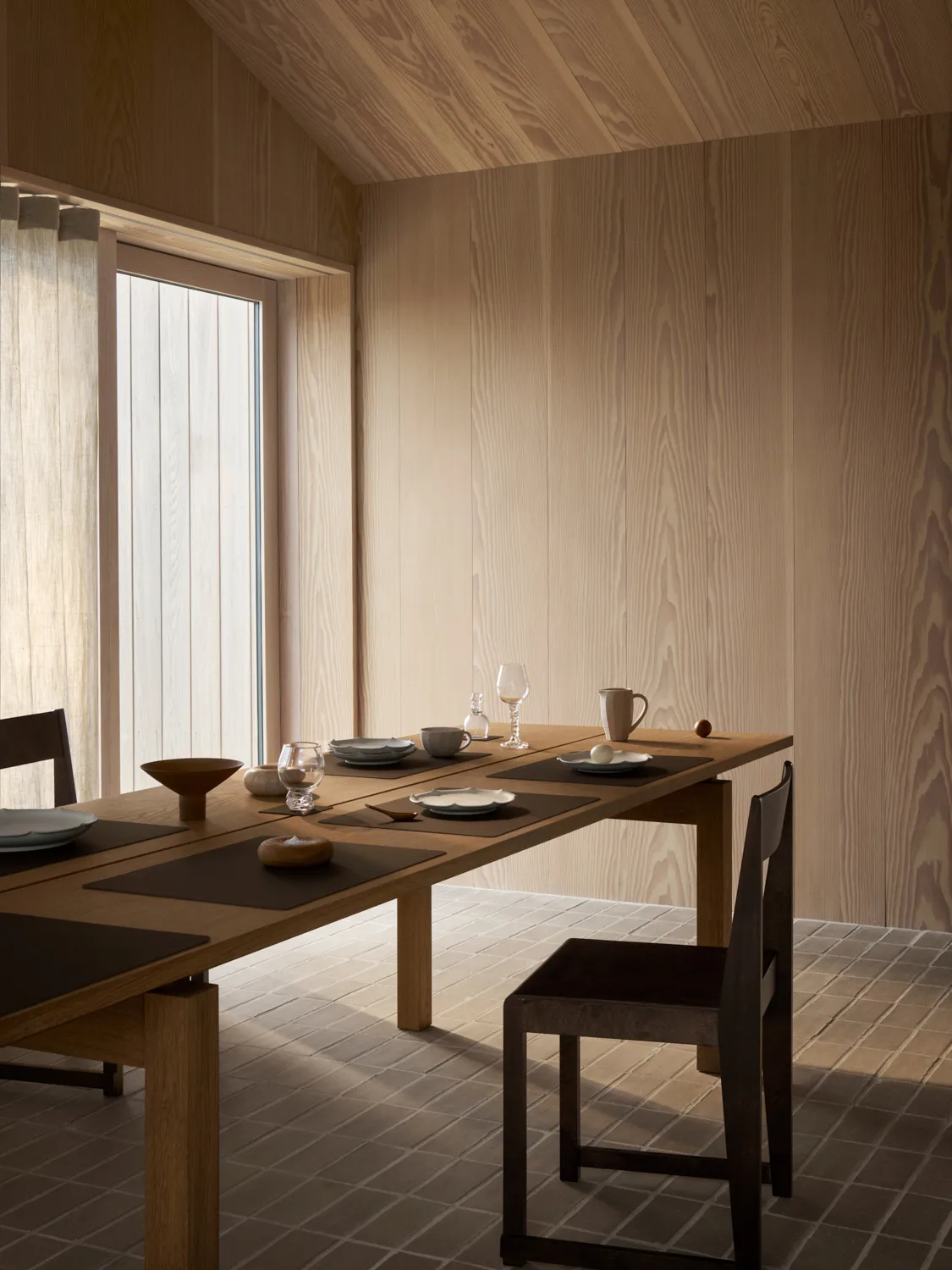 Corduroy individual de mesa quadrado L, Hazel LIND DNA