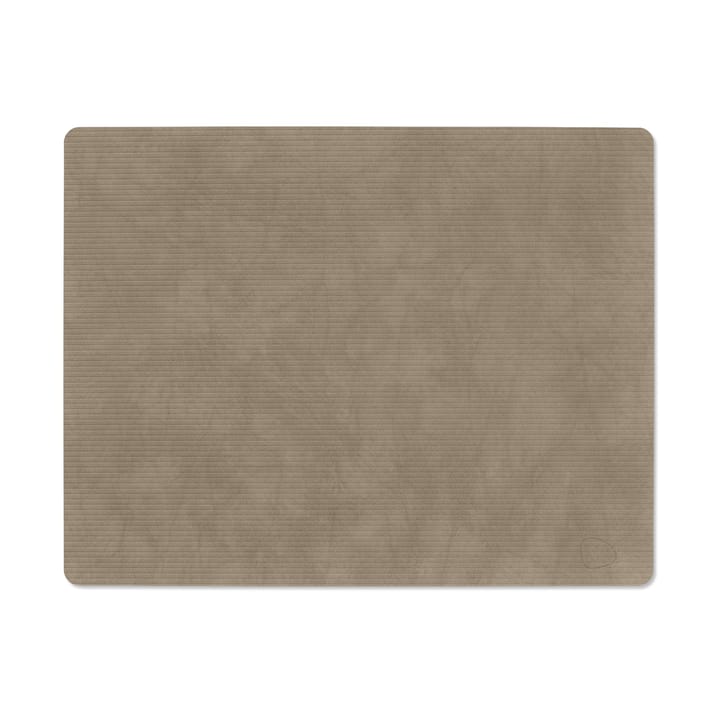 Corduroy individual de mesa quadrado L - Nomáda cinzento - LIND DNA