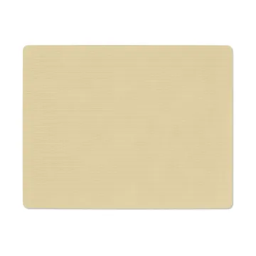 Corduroy individual de mesa quadrado L - Sorvete de limão - LIND DNA