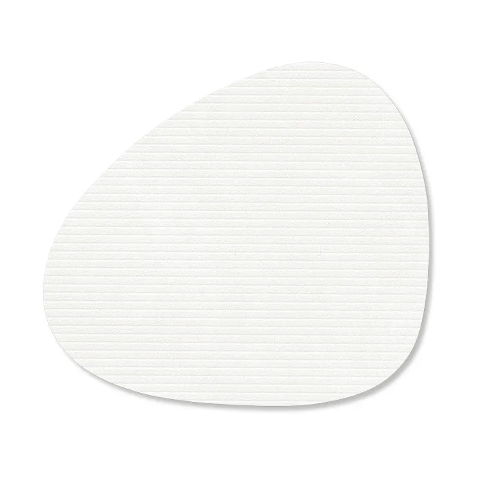 Corduroy porta-copos curva, Branco puro LIND DNA
