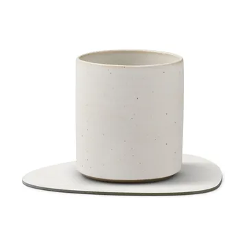 Corduroy porta-copos curva - Branco puro - LIND DNA