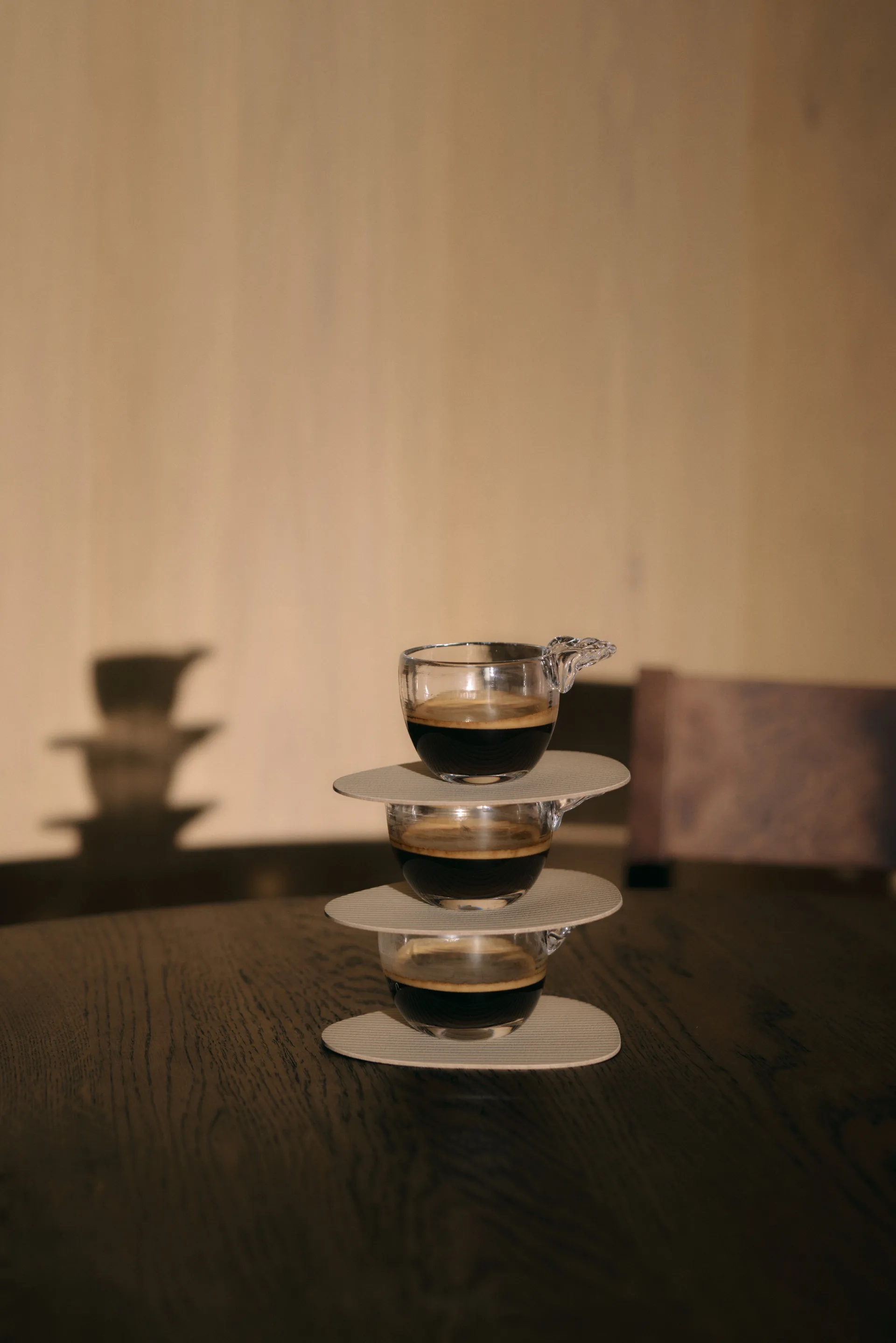 Corduroy porta-copos curva, Branco puro LIND DNA