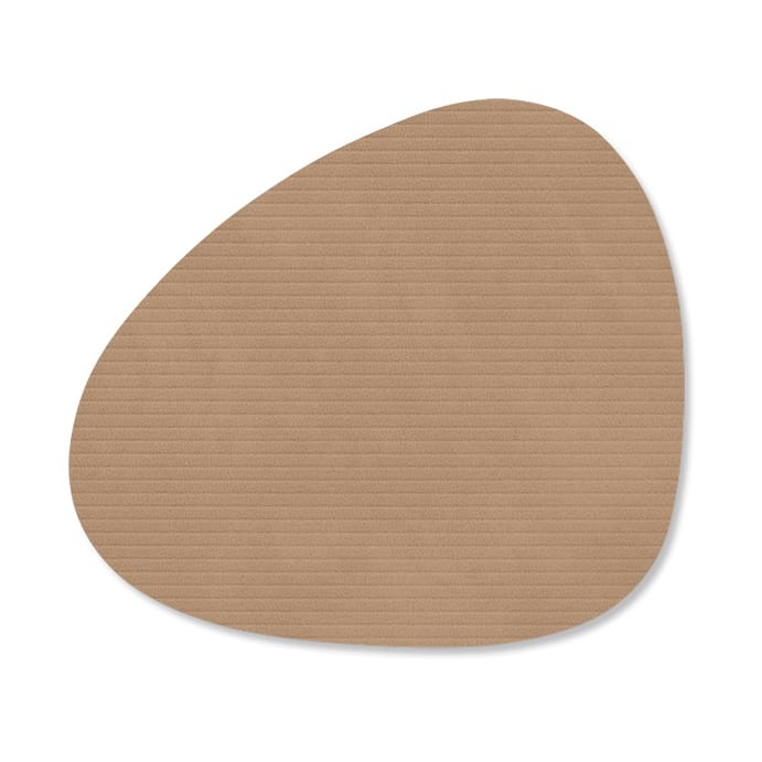 Corduroy porta-copos curva - Nougat - LIND DNA