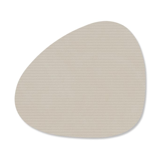 Corduroy porta-copos curva - Oyster White - LIND DNA