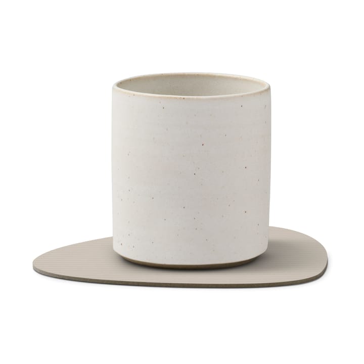 Corduroy porta-copos curva, Oyster White LIND DNA