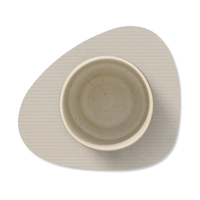 Corduroy porta-copos curva, Oyster White LIND DNA