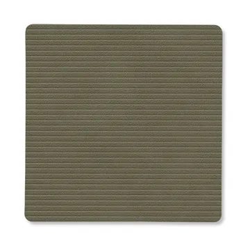 Corduroy porta-copos quadrado - Army Green - LIND DNA