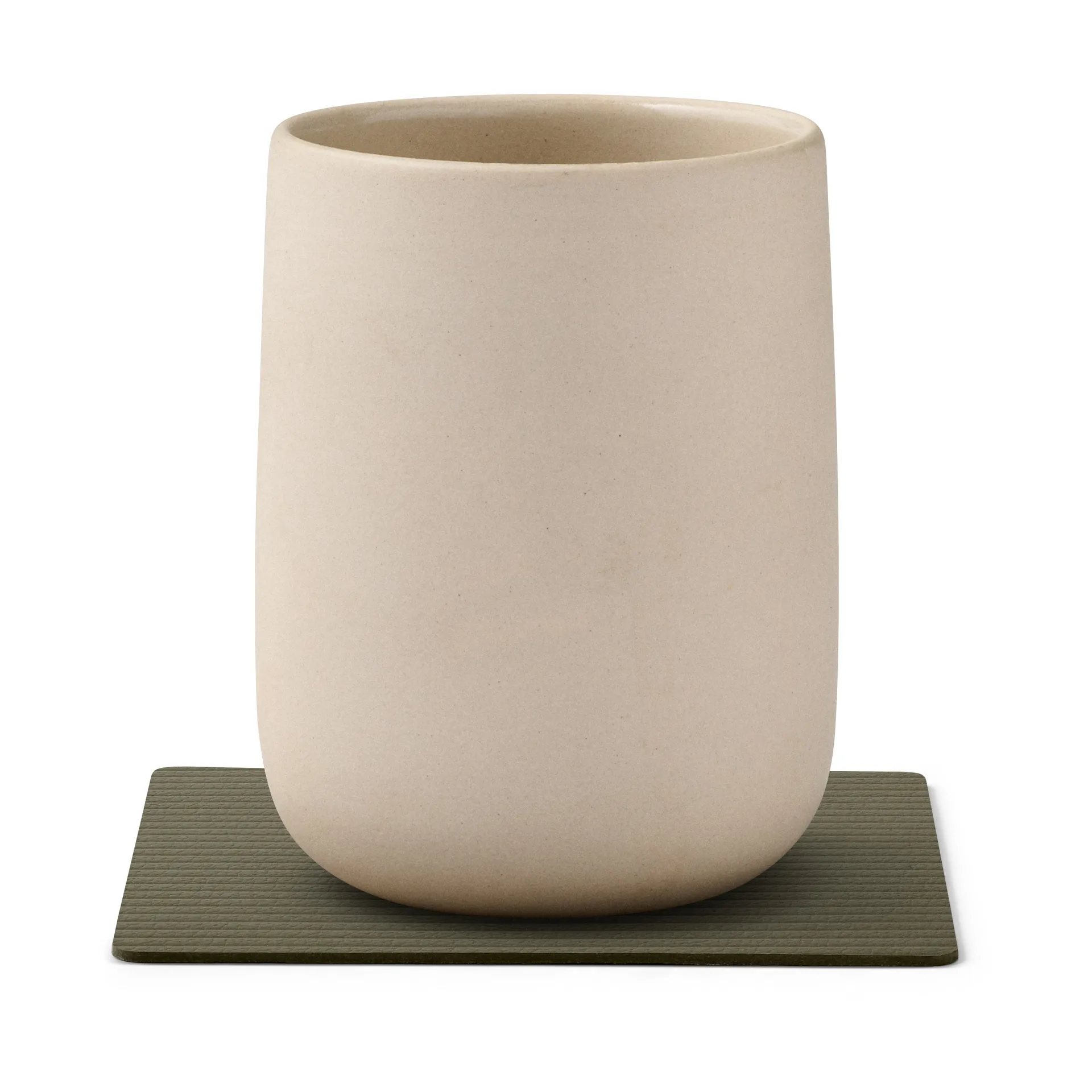 Corduroy porta-copos quadrado, Army Green LIND DNA