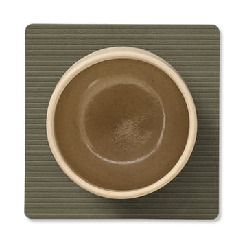 Corduroy porta-copos quadrado - Army Green - LIND DNA
